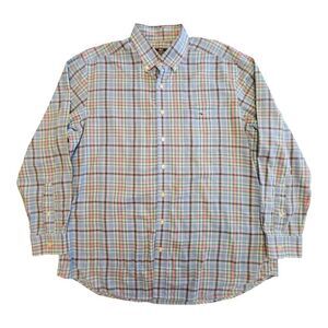 NWOT Vineyard Vines Shirt Men XL Extra Large Pastel Plaid Tucker Slim Fit Cotton